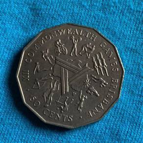 Australia 50 Cents - Brisbane Commonwealth Games
