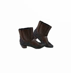 Vintage Embroidered Western Cowboy Ankle Boots