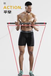 Resistance Band Portable Pilates Bar Rope Pole