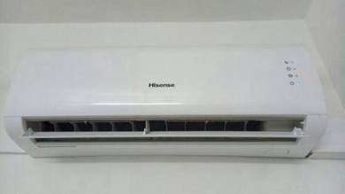 Aircond Air Cond 1.0hp Recond Hisense Refurbish