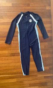 Boys' one-piece sun-protection swimsuit