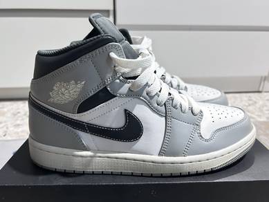Nike Air Jordan 1 Mid Light Smoke Grey Anthracite