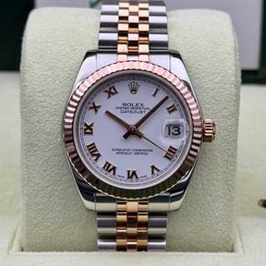 Rolex Datejust 31 White Roman Jubilee 178271