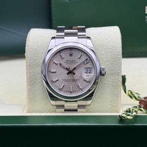 Rolex Datejust 31 Silver Index Oyster 178240