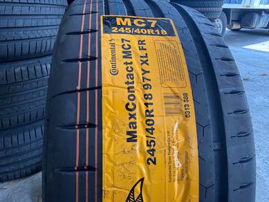 Tayar baru 245 40 18 Continental mc7 new tyre offe