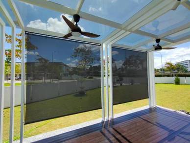 Outdoor Fabric Roller Blinds