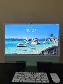Apple iMac (24-inch, M3 Chip) - Mint Green