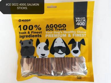 Agogo Salmon Stick 400gram Dog Treat Snack Makanan