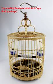 Bamboo Joint Bird Cage Sangkar Burung Full Package
