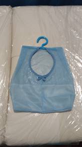 Blue Mesh Bag with hanger hook