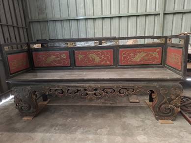 Solid Wood Chinese Daybed / Bench (Antique Style)