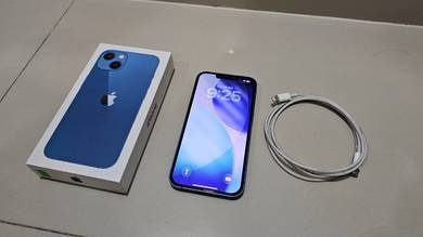 Apple iPhone 13 Blue 256GB Malaysia Set Original