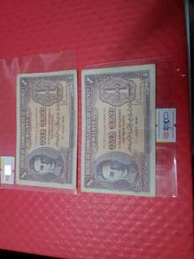 Malaya BOC of currency 1 cent KGVI 1941  - B
