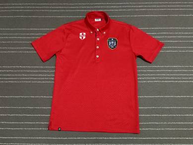 Fila golf Red chili polo tee L Man
