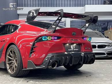 Toyota Supra A90 GT Wing Diffuser Lip Carbon Lampu