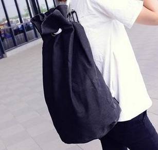 [12.12] Black Multi-Purpose Beg Backpack Bag