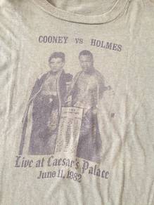 T-shirt Boxing Cooney vs Holmes photoprint vintage
