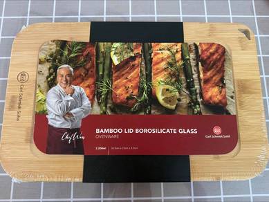 Carl Smith Sohn Bakeware with Bamboo Lid Rectangul