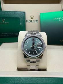 Rolex Datejust 126200 mint green new