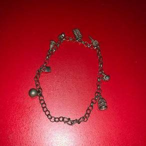 Silver Charm Bangle
