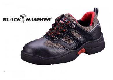 Black Safe Shoe Black Hammer Women Low Lace BH3883