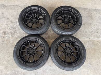 Rim ce28 gloss black 15 inch myvi neo iriz waja eg