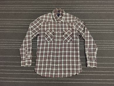 Gap slim fit Western pearl snap button M 2231