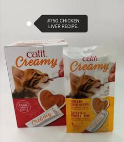 Catit Lickable Creamy Cat Treat Snack Kucing 12Pcs