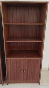 Wooden Bookshelf with Cabinet Storage for SALE!!!
