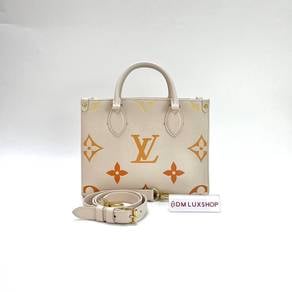 Preloved LV OnTheGo Beige Monogram Empreinte PM