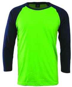 T-shirt Raglan Long Sleeve Code1028 LS Green/Navy