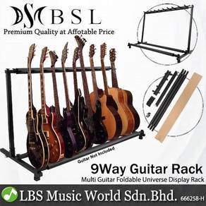 BSL 9 Way Guitar Foldable Universal Display Rack A