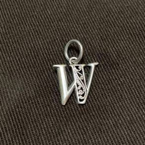 Silver W Pendant