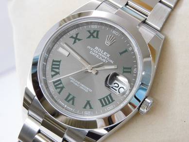 Rolex Datejust 41 Wimbledon 126300 2020 Full Set 
