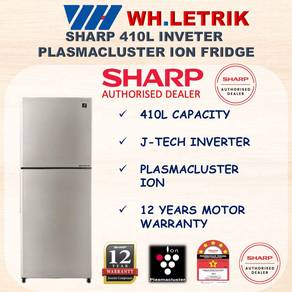 Sharp Inverter Fridge 410L (12 Years Warranty)