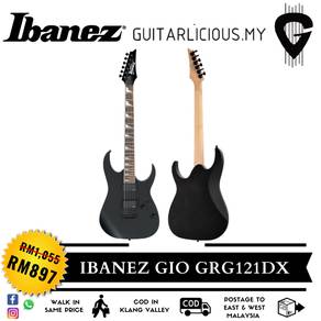 Ibanez GIO Electric Guitar GRG121DX-BKF Black