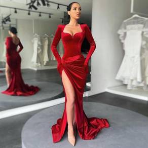 Long sleeve bodycon prom evening gown dress RBP169