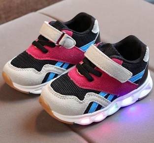 0319 COLORFUL LED LiGHT SNEAKER SHOES FOR BABY