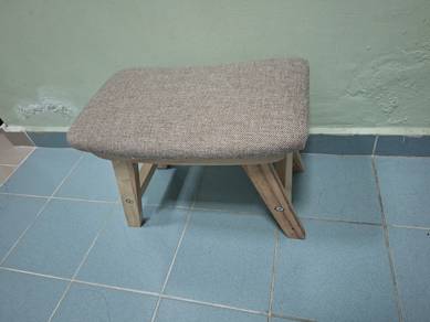 Preloved Cushioned Wooden Stool