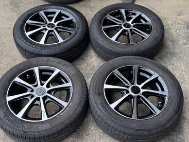 Sport Rim 14 Second Evo Design Wheels Siap Tayar S