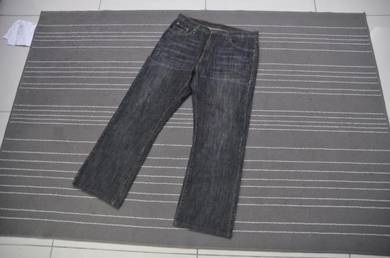 Calvin Klein Jeans hitam boot cut w34-35