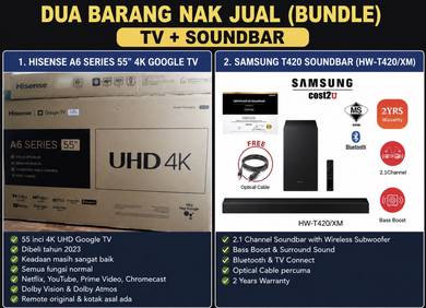 Hisense A6 Series 55" Google TV UHD 4K 