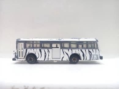 Nishiki Hino RE120 Safari Bus Zebra Stripe Diecast