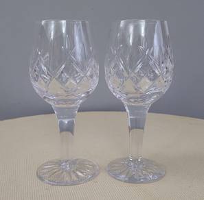 Crystal wine glasses goblets 2