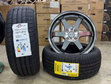 Sport Rim Baru 16 Volk Rays TE37 SL Gunmetal Siap