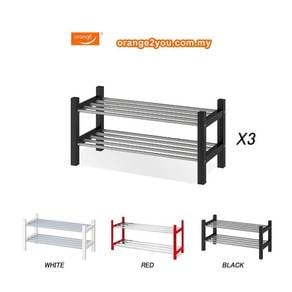 2-Tier Metal Shoe Rack 👞