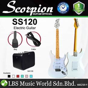 Scorpion SS120 Deluxe Series Stratocaster W (PK)