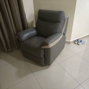 Leather Sofa Set 3+2+1 Recliner Seater Good