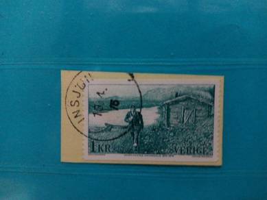 Sweden stamp, Mail Service