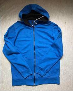 Blue Zip-Up Hoodie